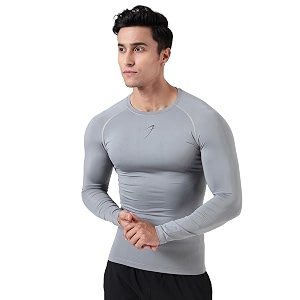 FUAARK Mens Full Sleeve Compression T-Shirt -