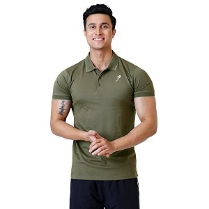 FUAARK Men Slim Fit Pique Aura Polo