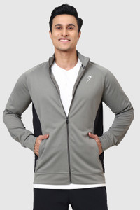 FuaarK Men Solid Casual Jacket