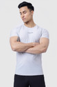FuaarK Men Solid Round Neck Nylon Grey