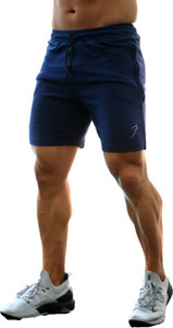 FuaarK Solid Men Dark Blue Gym Shorts
