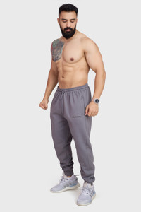 FuaarK Solid Men Grey Track Pants