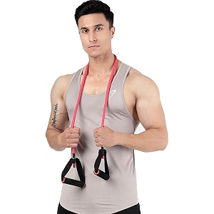 FUAARK Surge Slim Fit Solid Gym Tank
