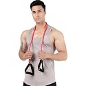 FUAARK Surge Slim Fit Solid Gym Tank