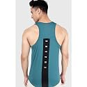 FUAARK Surge Slim Fit Solid Gym Tank