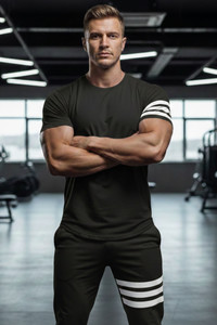 fuback striped men track suit