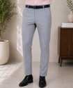 FUBAR Men Regular Fit Grey Cotton Blend