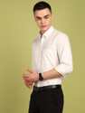 FUBAR Men Slim Fit Solid Spread Collar