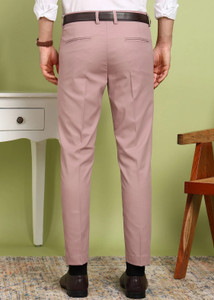 FUBAR Regular Fit Men Pink Trousers
