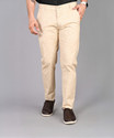 FUBAR Men Slim Fit Beige Cotton Blend Trousers