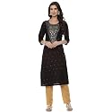 Fuchsia Liva Straight Kurta