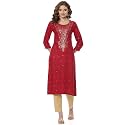 Fuchsia Liva Straight Kurta