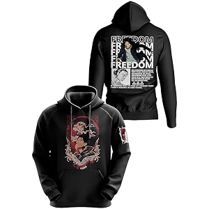Fuda Eren Yeager X Freedom Cotton Anime