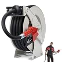 Fuel Hose Reel 3/4" x 50', Retractable Diesel Reel with Nozzle