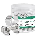 OURU 20PCS Fuel Line Clamp, Adjustable 11/32"-7/16" (9-11mm)