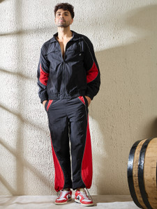 FUGAZEE Self Design Men Track Suit