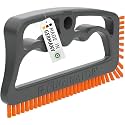 Fugenial Grout Brush Gray/Orange for Cleaning Joints in Wall & Floor Tiles, Bathroom, Kitchen & Household