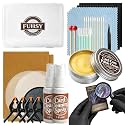 FUHSY 15-in-1 Card Care Cleaning Kit, 150 Pcs Professional Card Restoration Tools with Storage Box Polishing Cream Cleaning Spray, Repair Creases & Warped Edges for Trading Game and Sports Cards