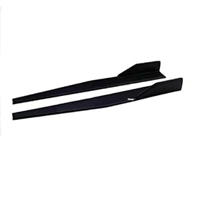 fuji abs plastic 2pcs 120cm472in universal car side skirt splitter lip winglet diffuser glossy black