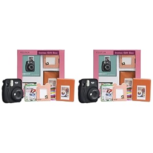 fujifilm instax mini 11 instant camera charcoal grey gift box with 10 shots pack of 2