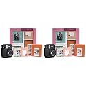 Fujifilm Instax Mini 11 Instant Camera (Charcoal Grey) Gift Box with 10 Shots (Pack of 2)