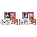Fujifilm Instax Mini 11 Instant Camera (Ice White) Gift Box with 10 Shots (Pack of 2)