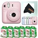 Fujifilm Instax Mini 12 Instant Camera - Blossom Pink w/ 3 Twin Packs