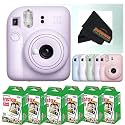Fujifilm Instax Mini 12 Instant Camera - Lilac Purple w/ 3 Twin Packs