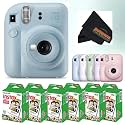 Fujifilm Instax Mini 12 Instant Camera - Pastel Blue w/ 3 Twin Packs
