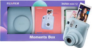 fujifilm instax mini 12 moments box 20 shot carry case  bunting instant camera