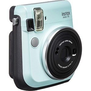 fujifilm instax mini 70 - icy mint instax mini 70 - instant film camera icy mint