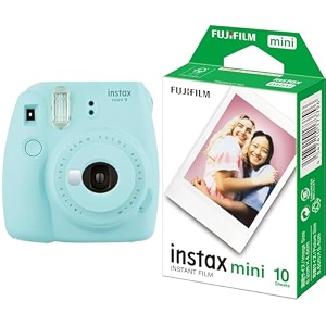 fujifilm instax mini 9 instant camera ice blue
