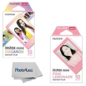 fujifilm instax mini stripe film - 10 exposures  fujifilm instax mini airmail film - 10 exposures