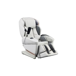 fujiiryoki jp-3000 massage chair  5d-ai double sensing 53 massage techniques foot sole shiatsu  full body stretch air massage double heating  bluetooth speakers amp touch screen remote white