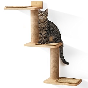 fukumaru cat wall shelves 3 in 1 transformable cats scratching post wall mounted diy kitten walls jungle and perch platform supplies suit for climb play nap scratch