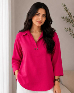 FULJAN Women Embroidered Tunic Kurta