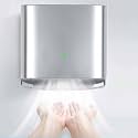 Full Body Dryer After Shower,1250w Electric Bathroom Hand Dryer, Commercia Toilet Hand Dryers,Automatic Induction,Quick Dry in 8 to 10 Seconds,Constant Temperature Silver