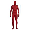 Full Bodysuit Include Zipper Helper Unisex Spandex Stretch Adult Costume Zentai Disappearing Man Body Suit