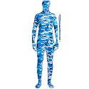 Full Bodysuit Include Zipper Helper Unisex Spandex Stretch Adult Costume Zentai Disappearing Man Body Suit