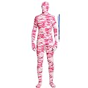 Full Bodysuit Include Zipper Helper Unisex Spandex Stretch Adult Costume Zentai Disappearing Man Body Suit