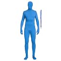 Full Bodysuit Include Zipper Helper Unisex Spandex Stretch Adult Costume Zentai Disappearing Man Body Suit