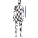Full Bodysuit Include Zipper Helper Unisex Spandex Stretch Adult Costume Zentai Disappearing Man Body Suit