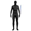 Full Bodysuit Include Zipper Helper Unisex Spandex Stretch Adult Costume Zentai Disappearing Man Body Suit