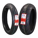 FULL BORE M1 Front Rear Motorcycle Tire Set 120/70ZR17 190/50ZR17 2 Pack