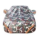 Full Car Cover Compatible with Land Rover Range Rover Evoque Convertible (2016-2018)，Full Ute Covers All Weather Outdoor Indoor Windproof Breathable Anti-Scratch with Reflective Strips,Exterior Prot