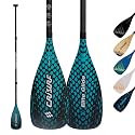 Full Carbon Paddle for Paddle Board – Racing SUP Paddle, Floating 3-Piece Stand-Up Paddleboard Paddle, Adjustable 170-210 cm/67"-83", Lightweight Carbon Fiber Paddle for Surfboard/SUP