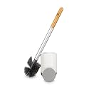 Full Circle Quick Drying Toilet Brush, Replaceable Head, White