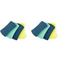 Full Circle Stretch Counter Scrubbers, Set of 4 (Pack of 2)