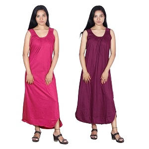Full Cotton Slip Innerwear for Gown Nighty
