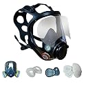 Full Face Silicone Protective Cover, Reusable Protective Set Including Ideal for Sanding Polishing Home Renovation
